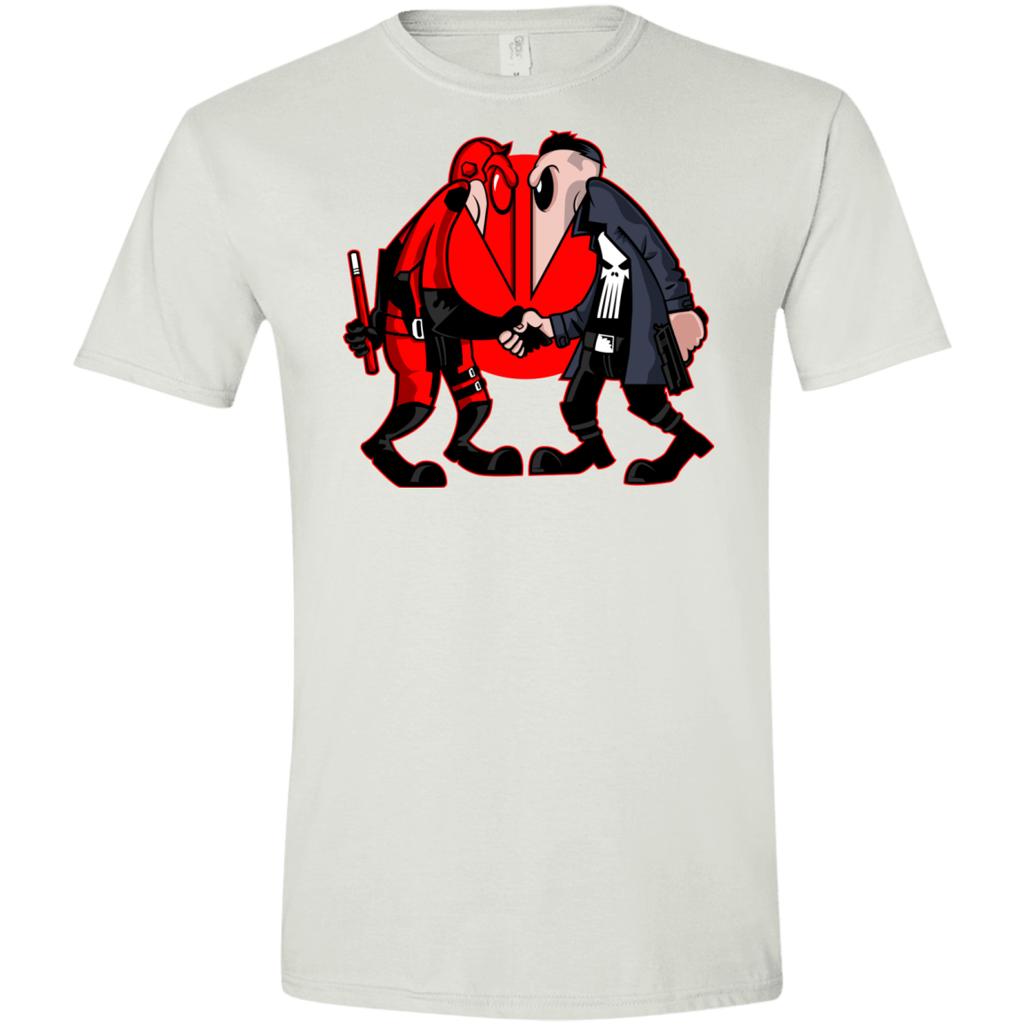 T-Shirts White / X-Small Hero vs Antihero Men's Semi-Fitted Softstyle