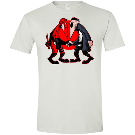 T-Shirts White / X-Small Hero vs Antihero Men's Semi-Fitted Softstyle