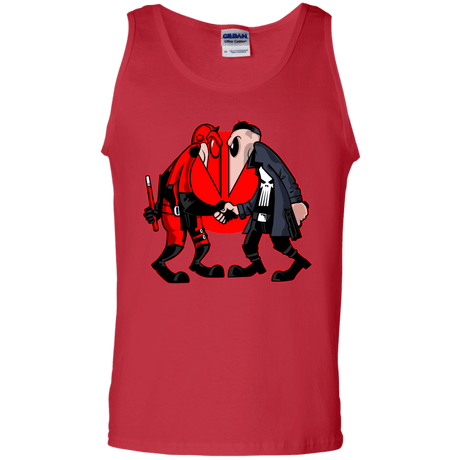T-Shirts Red / S Hero vs Antihero Men's Tank Top