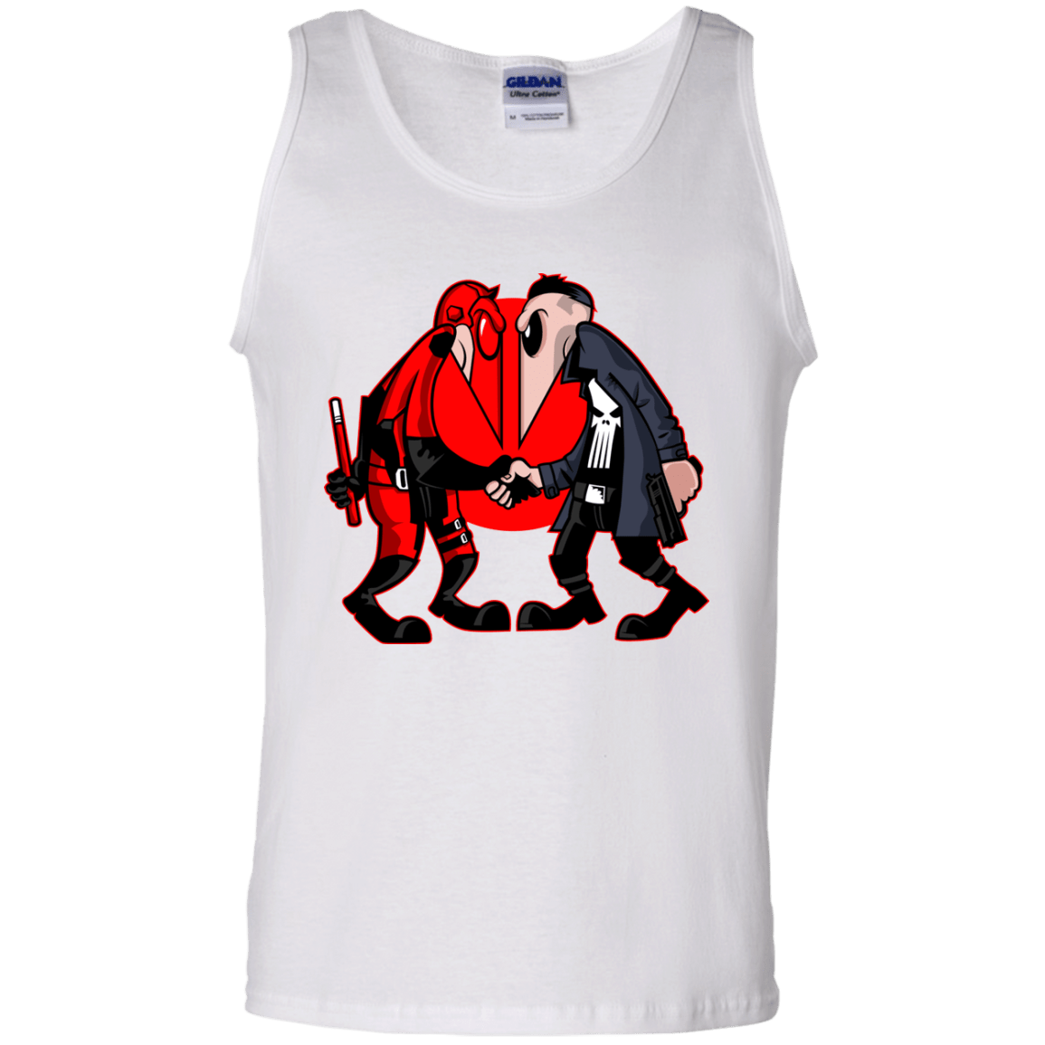 T-Shirts White / S Hero vs Antihero Men's Tank Top