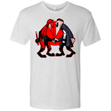 T-Shirts Heather White / S Hero vs Antihero Men's Triblend T-Shirt