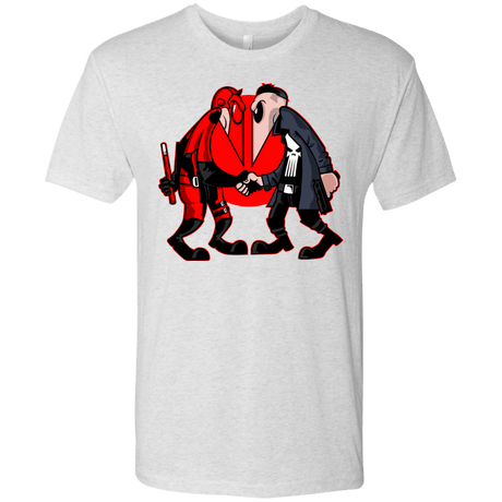 T-Shirts Heather White / S Hero vs Antihero Men's Triblend T-Shirt