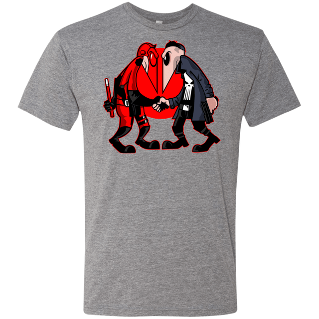 T-Shirts Premium Heather / S Hero vs Antihero Men's Triblend T-Shirt