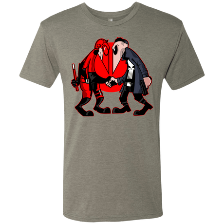 T-Shirts Venetian Grey / S Hero vs Antihero Men's Triblend T-Shirt