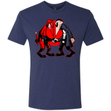 T-Shirts Vintage Navy / S Hero vs Antihero Men's Triblend T-Shirt