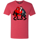 T-Shirts Vintage Red / S Hero vs Antihero Men's Triblend T-Shirt