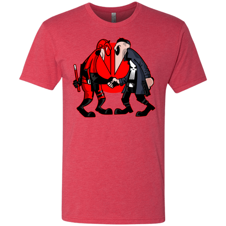 T-Shirts Vintage Red / S Hero vs Antihero Men's Triblend T-Shirt