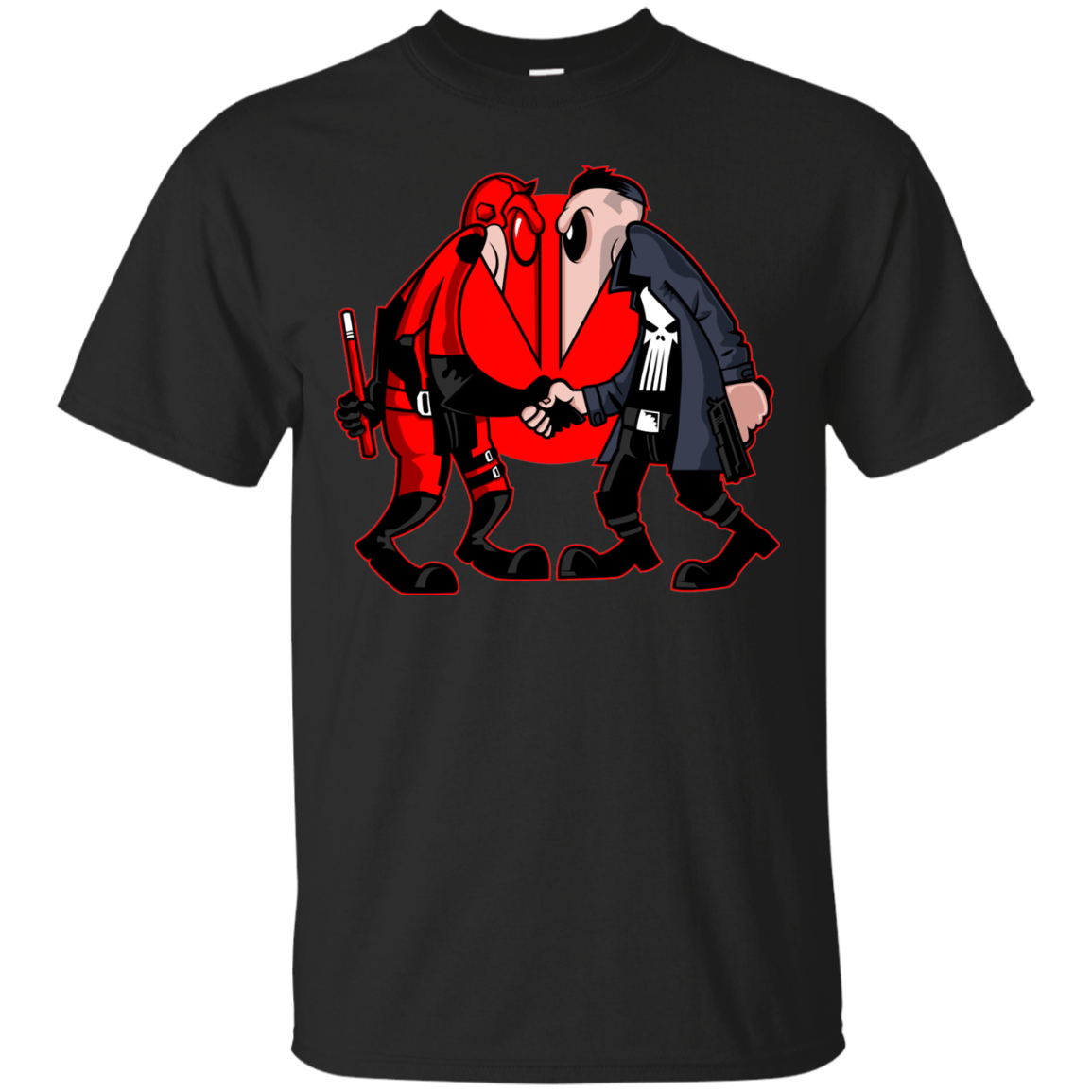 T-Shirts Black / S Hero vs Antihero T-Shirt