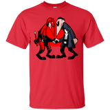 T-Shirts Red / S Hero vs Antihero T-Shirt