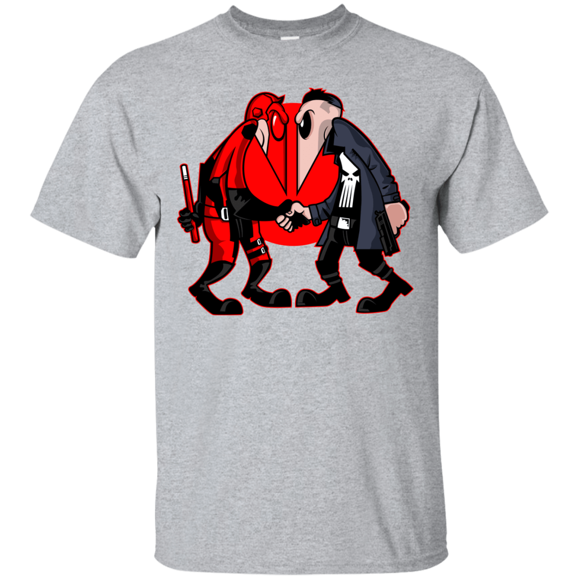 T-Shirts Sport Grey / S Hero vs Antihero T-Shirt