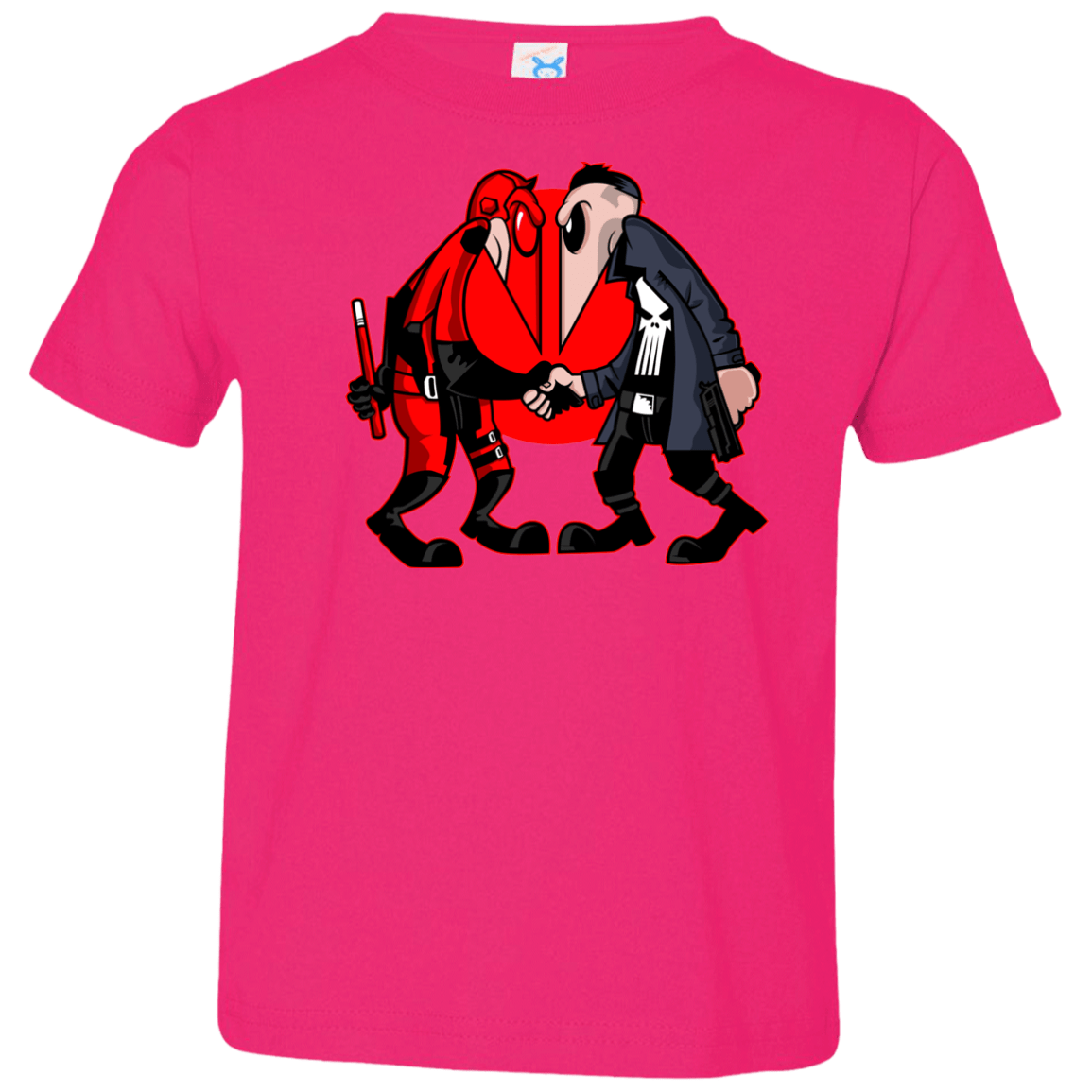 T-Shirts Hot Pink / 2T Hero vs Antihero Toddler Premium T-Shirt