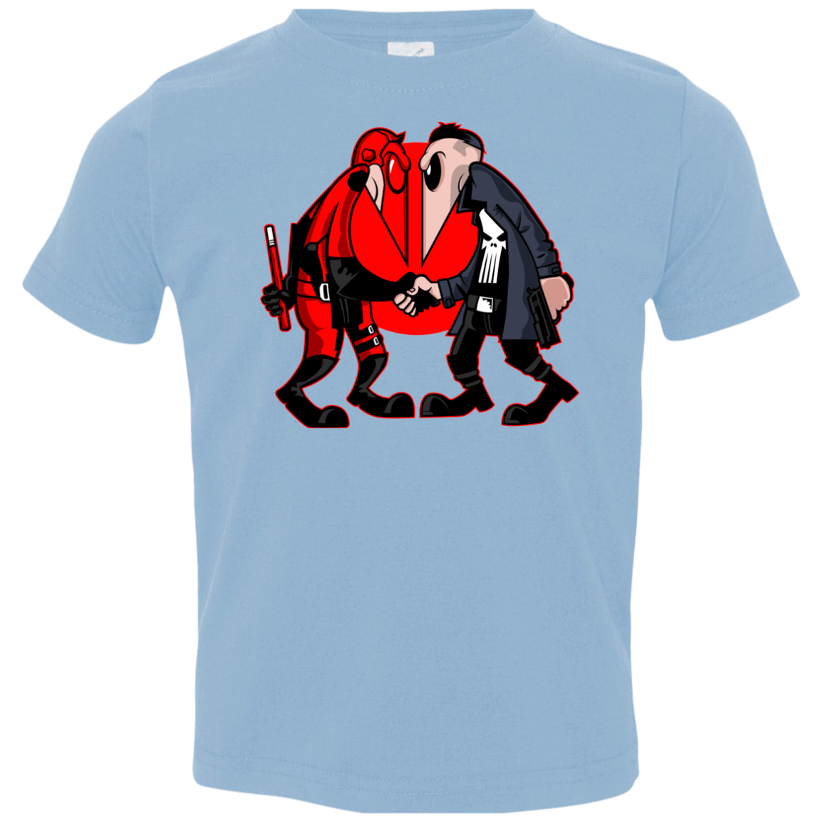 T-Shirts Light Blue / 2T Hero vs Antihero Toddler Premium T-Shirt