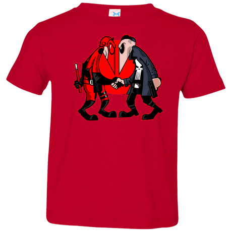 T-Shirts Red / 2T Hero vs Antihero Toddler Premium T-Shirt