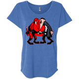 T-Shirts Vintage Royal / X-Small Hero vs Antihero Triblend Dolman Sleeve