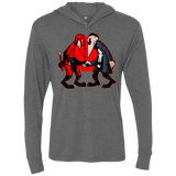 T-Shirts Premium Heather / X-Small Hero vs Antihero Triblend Long Sleeve Hoodie Tee