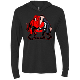 T-Shirts Vintage Black / X-Small Hero vs Antihero Triblend Long Sleeve Hoodie Tee