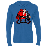 T-Shirts Vintage Royal / X-Small Hero vs Antihero Triblend Long Sleeve Hoodie Tee