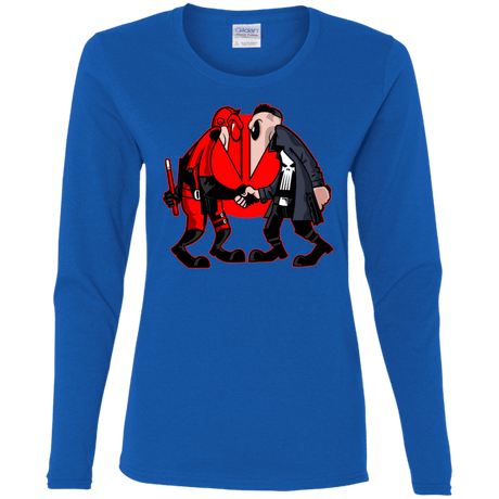 T-Shirts Royal / S Hero vs Antihero Women's Long Sleeve T-Shirt