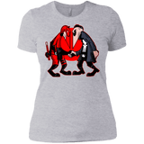 T-Shirts Heather Grey / X-Small Hero vs Antihero Women's Premium T-Shirt