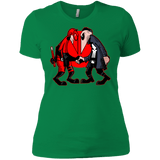 T-Shirts Kelly Green / X-Small Hero vs Antihero Women's Premium T-Shirt