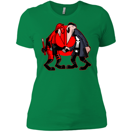 T-Shirts Kelly Green / X-Small Hero vs Antihero Women's Premium T-Shirt
