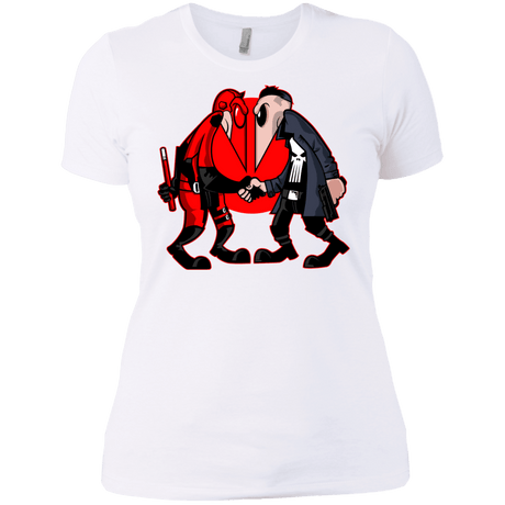 T-Shirts White / X-Small Hero vs Antihero Women's Premium T-Shirt