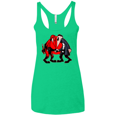 T-Shirts Envy / X-Small Hero vs Antihero Women's Triblend Racerback Tank