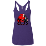 T-Shirts Purple Rush / X-Small Hero vs Antihero Women's Triblend Racerback Tank