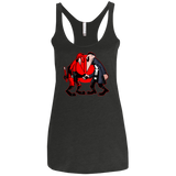 T-Shirts Vintage Black / X-Small Hero vs Antihero Women's Triblend Racerback Tank