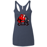 T-Shirts Vintage Navy / X-Small Hero vs Antihero Women's Triblend Racerback Tank