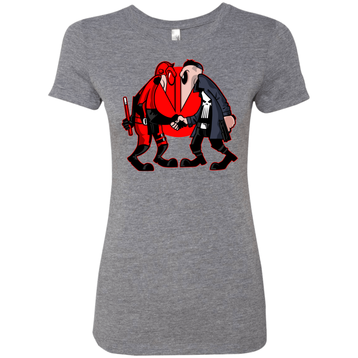 T-Shirts Premium Heather / S Hero vs Antihero Women's Triblend T-Shirt