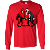 T-Shirts Red / YS Hero vs Antihero Youth Long Sleeve T-Shirt