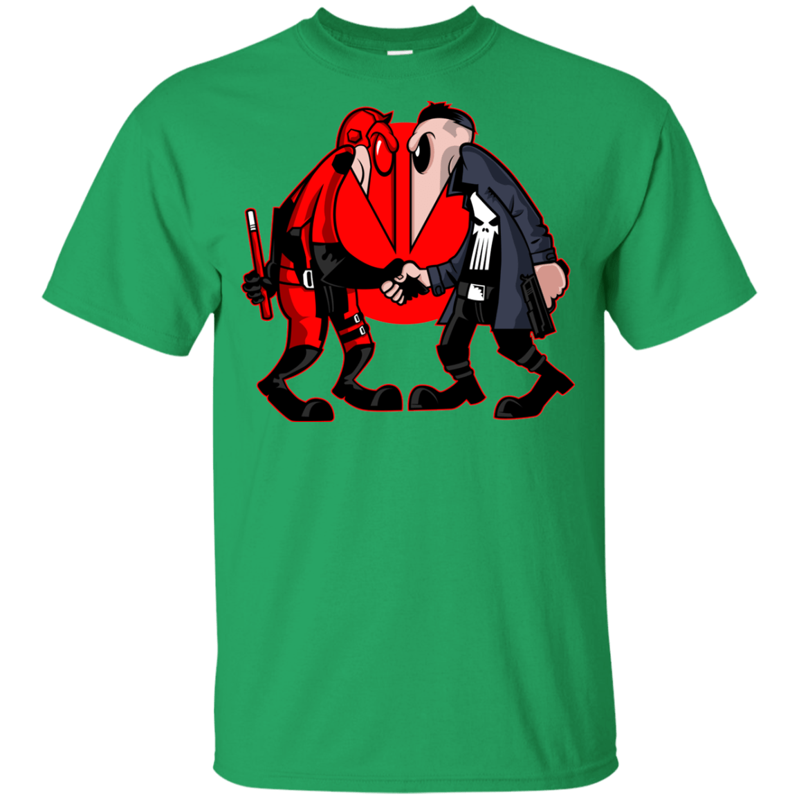 T-Shirts Irish Green / YXS Hero vs Antihero Youth T-Shirt