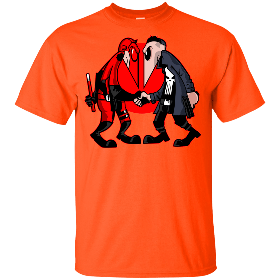 T-Shirts Orange / YXS Hero vs Antihero Youth T-Shirt