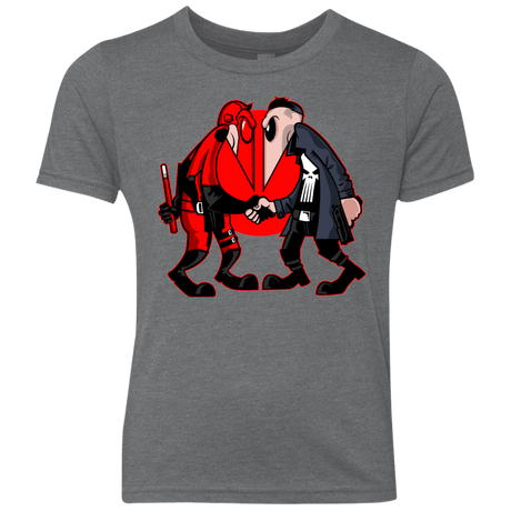 T-Shirts Premium Heather / YXS Hero vs Antihero Youth Triblend T-Shirt