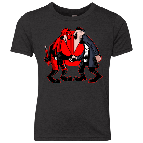 T-Shirts Vintage Black / YXS Hero vs Antihero Youth Triblend T-Shirt