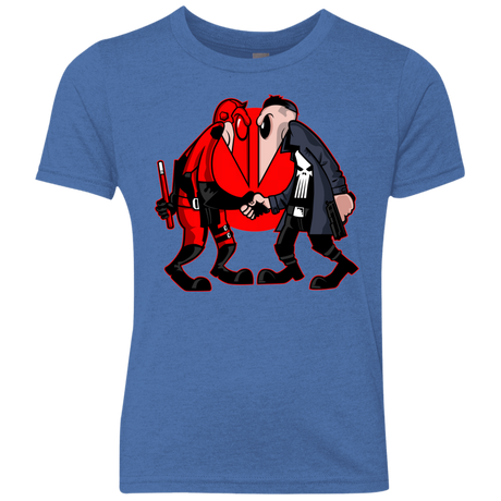 T-Shirts Vintage Royal / YXS Hero vs Antihero Youth Triblend T-Shirt