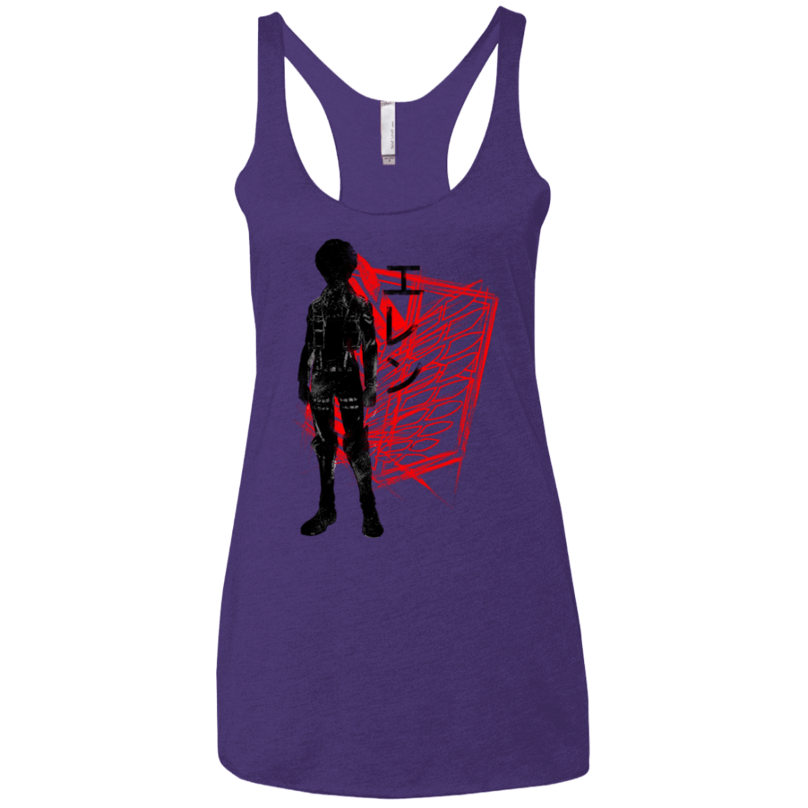 T-Shirts Purple / X-Small Hero Women's Triblend Racerback Tank