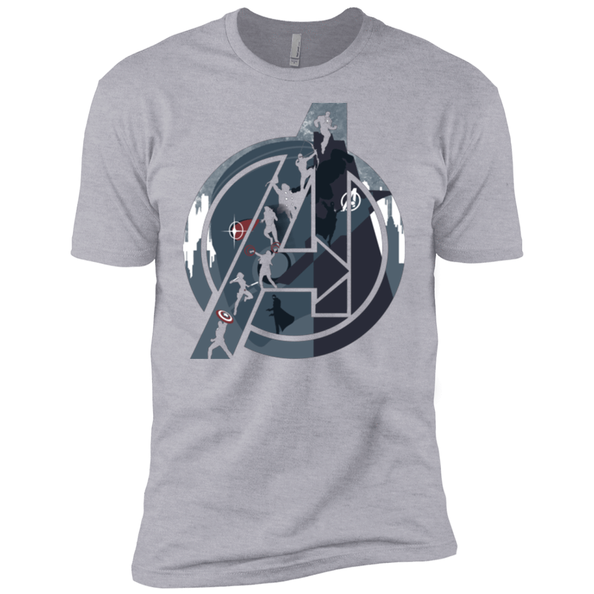 T-Shirts Heather Grey / YXS Heroes Assemble Boys Premium T-Shirt