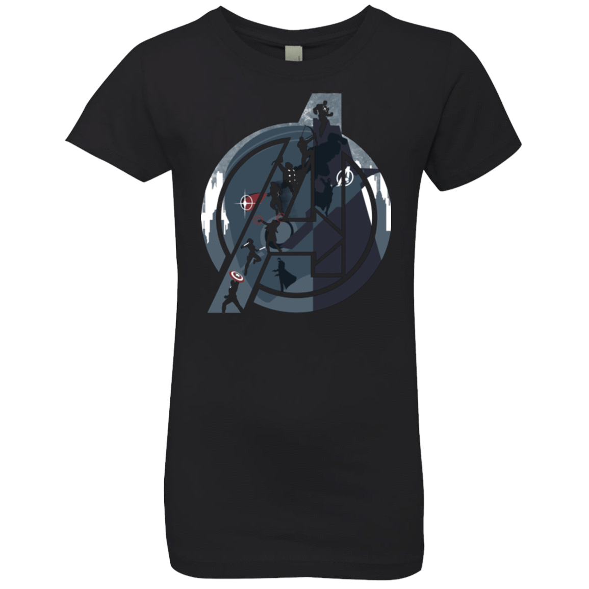 T-Shirts Black / YXS Heroes Assemble Girls Premium T-Shirt