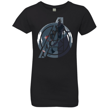 T-Shirts Black / YXS Heroes Assemble Girls Premium T-Shirt