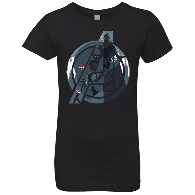 T-Shirts Black / YXS Heroes Assemble Girls Premium T-Shirt