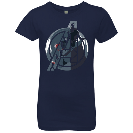 T-Shirts Midnight Navy / YXS Heroes Assemble Girls Premium T-Shirt