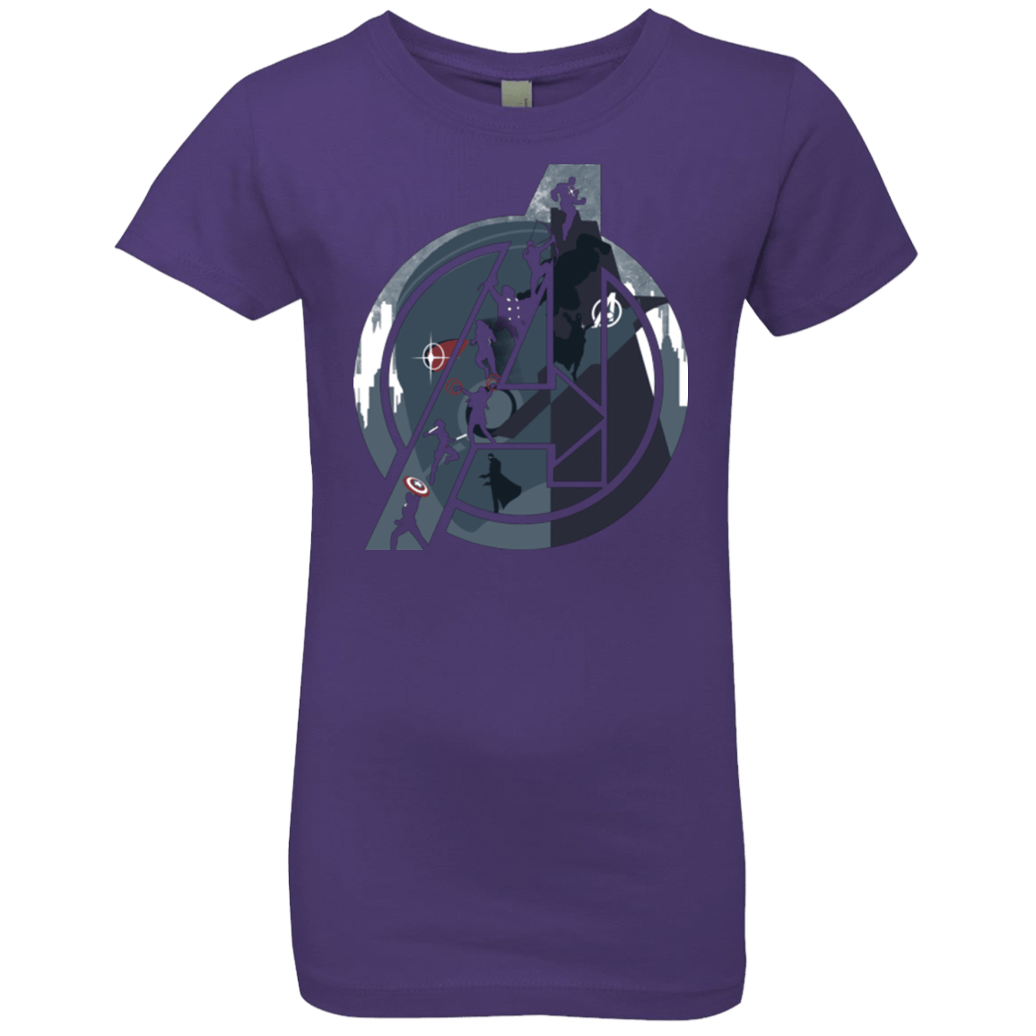T-Shirts Purple Rush / YXS Heroes Assemble Girls Premium T-Shirt