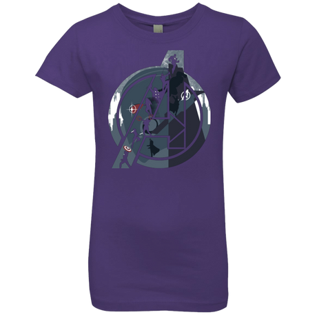 T-Shirts Purple Rush / YXS Heroes Assemble Girls Premium T-Shirt