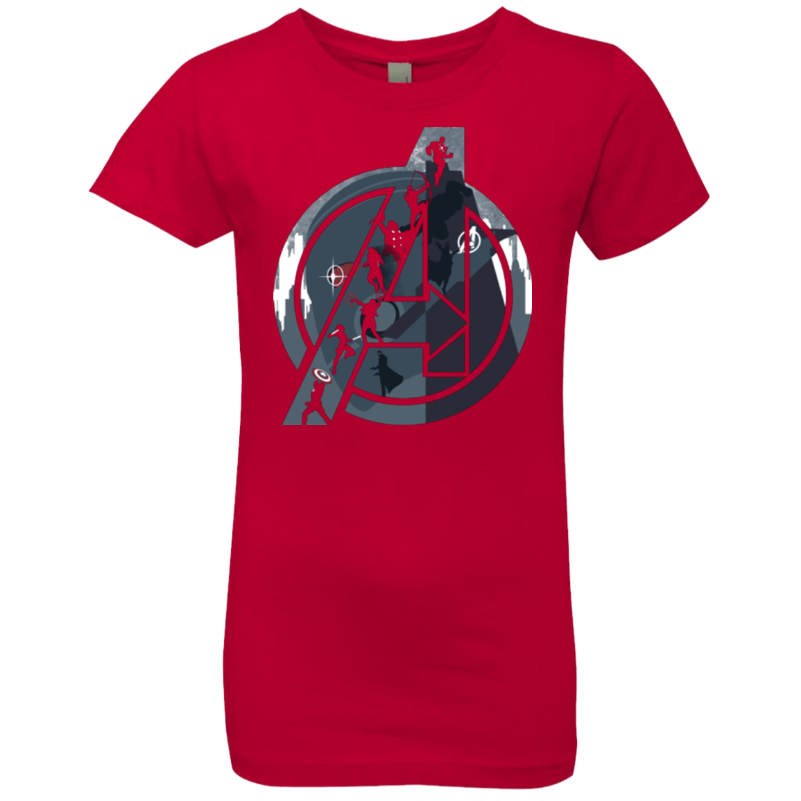 T-Shirts Red / YXS Heroes Assemble Girls Premium T-Shirt