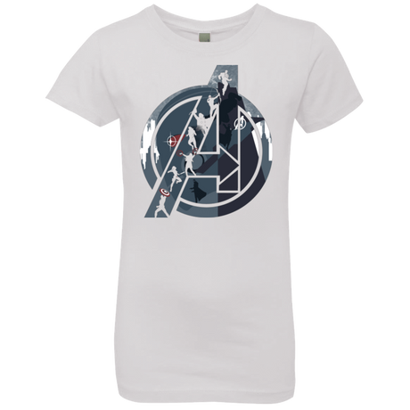 T-Shirts White / YXS Heroes Assemble Girls Premium T-Shirt