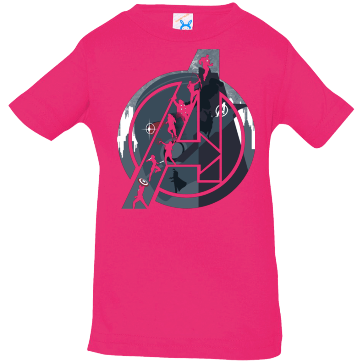 T-Shirts Hot Pink / 6 Months Heroes Assemble Infant PremiumT-Shirt