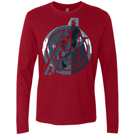 T-Shirts Cardinal / Small Heroes Assemble Men's Premium Long Sleeve