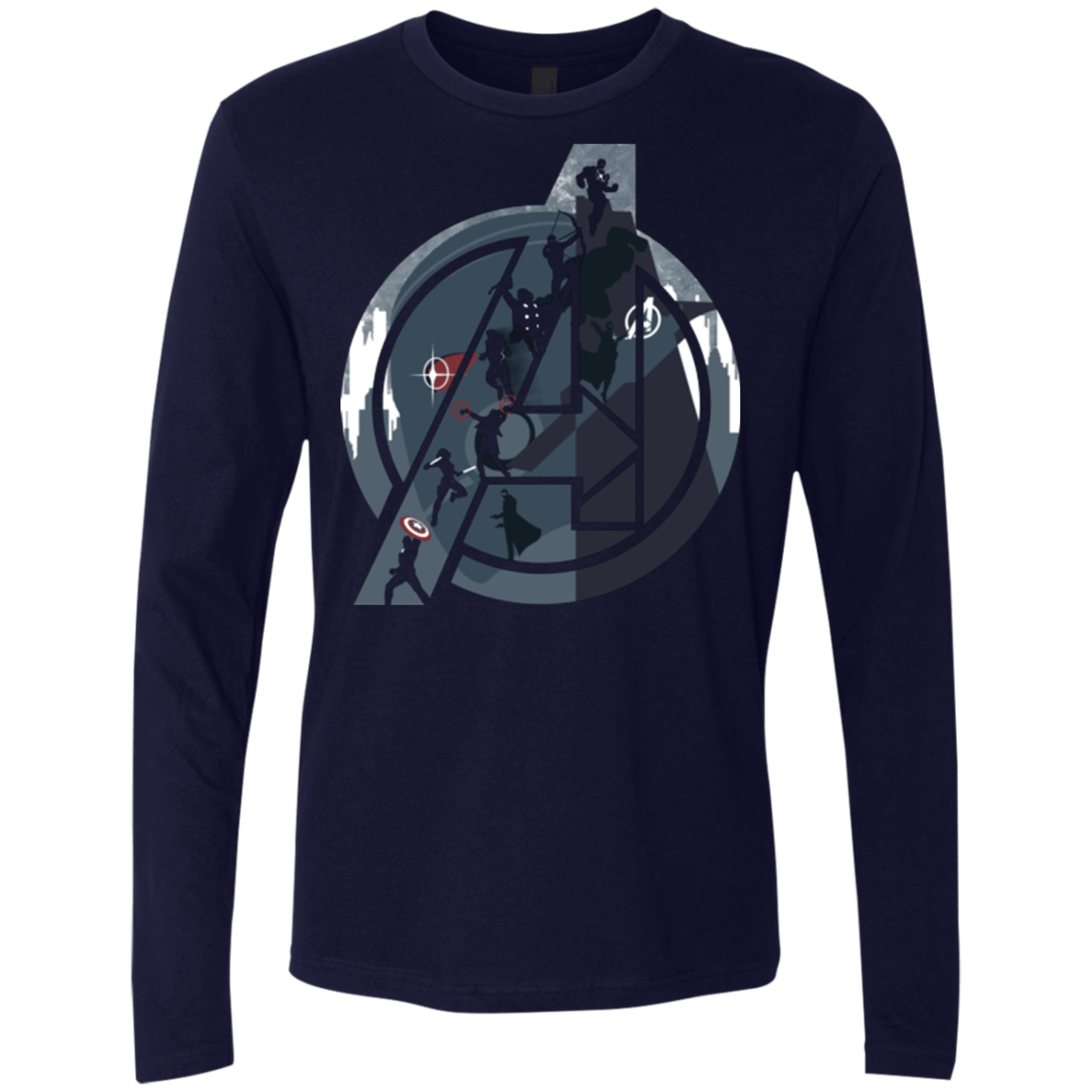 T-Shirts Midnight Navy / Small Heroes Assemble Men's Premium Long Sleeve
